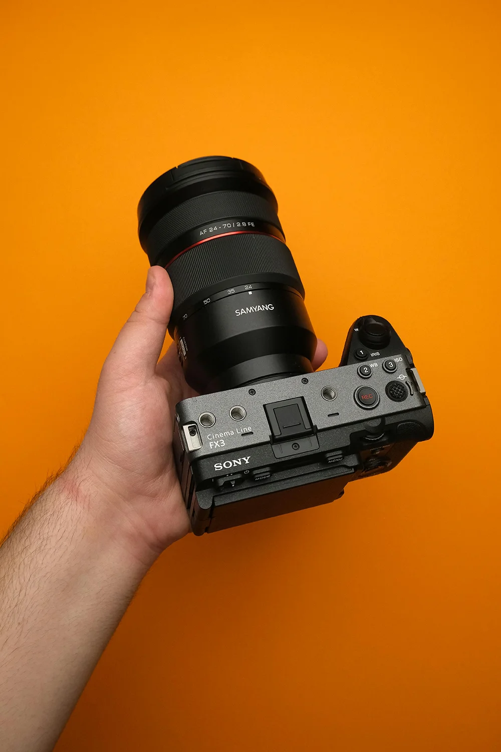 Professional camera content creation
