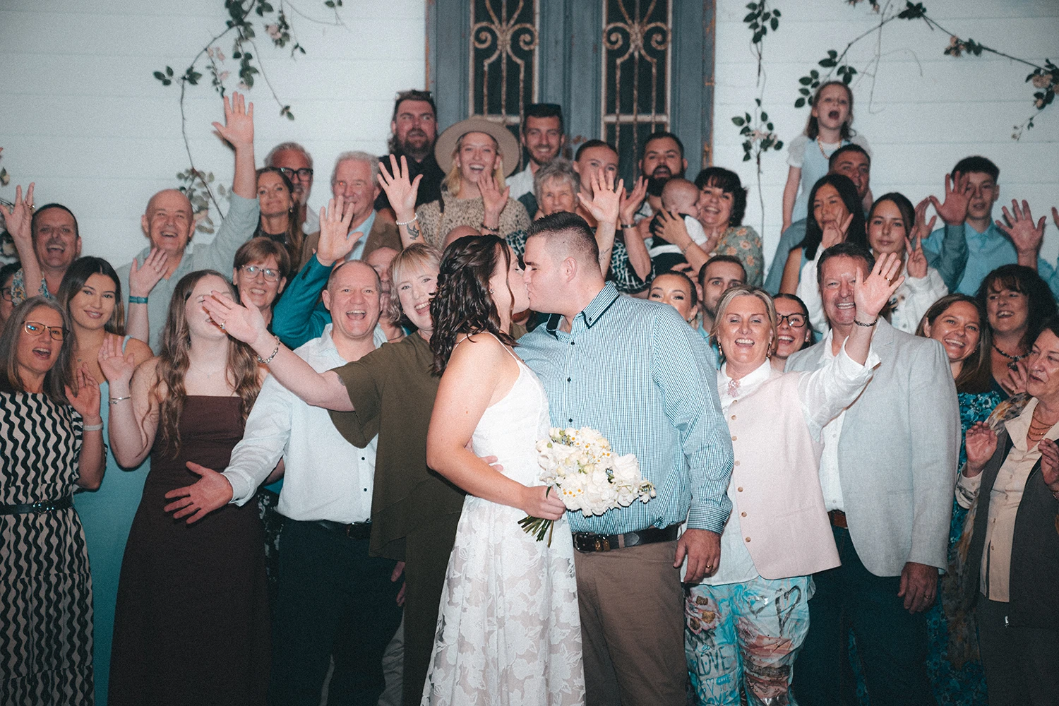 Wedding family portrait